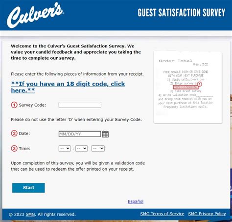 tellculvers com survey|Enter Tell Culvers Survey